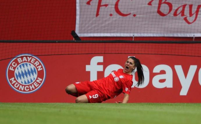 Die Fußball-Frauen des FC Bayern München werden auf ihrem Weg zur vierten Meisterschaft kaum noch zu stoppen sein. Foto: Adam Pretty/Getty Images Europe/Pool/dpa