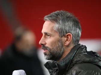 Lässt seine Zukunft weiter offen: Gladbach-Coach Marco Rose. Foto: Marijan Murat/dpa Lässt seine Zukunft weiter offen: Gladbach-Coach Marco Rose. Foto: Marijan Murat/dpa