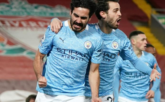 Ilkay Gündogan trifft doppelt gegen Liverpool