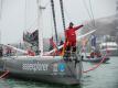 Weltumsegler Boris Herrmann hatte bei der härtesten Regatta der Welt Platz fünf belegt. Foto: Sebastien Salom-Gomis/AFP/dpa