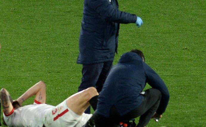 Lucas Ocampos verletzte sich im Ligaspiel gegen Getafe
