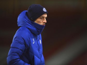 Muss für das Spiel gegen Atlético Madrid mit dem FC Chelsea nach Bukarest reisen: Trainer Thomas Tuchel. Foto: Clive Mason/Pool Getty/AP/dpa Muss für das Spiel gegen Atlético Madrid mit dem FC Chelsea nach Bukarest reisen: Trainer Thomas Tuchel. Foto: Clive Mason/Pool Getty/AP/dpa