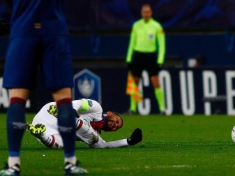 PSG-Star Neymar verletzte sich. Foto: Sameer Al-Doumy/AFP/dpa