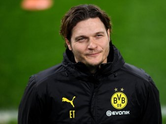 Trainer Edin Terzic steht mit dem BVB unter Druck. Foto: Frederic Scheidemann/Getty Images Europe/Pool/dpa Trainer Edin Terzic steht mit dem BVB unter Druck. Foto: Frederic Scheidemann/Getty Images Europe/Pool/dpa