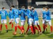 Zumindest über Nacht springt Holstein Kiel nach dem Sieg über Würzburg auf die Aufstiegsplätze der 2. Liga. Foto: Frank Molter/dpa