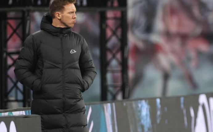 Wurde vom Upamecano-Wechsel überrascht: Leipzigs Trainer Julian Nagelsmann. Foto: Jan Woitas/dpa-Zentralbild/dpa