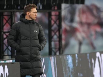 Wurde vom Upamecano-Wechsel überrascht: Leipzigs Trainer Julian Nagelsmann. Foto: Jan Woitas/dpa-Zentralbild/dpa Wurde vom Upamecano-Wechsel überrascht: Leipzigs Trainer Julian Nagelsmann. Foto: Jan Woitas/dpa-Zentralbild/dpa