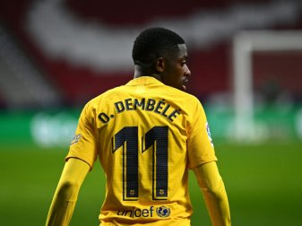 Dembele absolvierte seinen 100. Einsatz für Barcelona Dembele absolvierte seinen 100. Einsatz für Barcelona