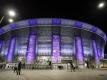 In der Puskas-Arena treffen in der Champions League RB Leipzig und der FC Liverpool aufeinander. Foto: Laszlo Balogh/AP/dpa