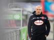 Erhält weiterhin Rückendeckung bei Fortuna Düsseldorf: Trainer Uwe Rösler. Foto: Marcel Kusch/dpa