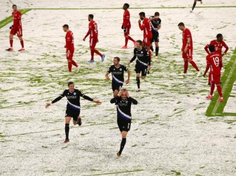Das 3:3 von Bayern München gegen Arminia Bielefeld war das siebte Remis des 21. Bundesliga-Spieltages. Foto: Adam Pretty/Getty Images Europe/Pool/dpa Das 3:3 von Bayern München gegen Arminia Bielefeld war das siebte Remis des 21. Bundesliga-Spieltages. Foto: Adam Pretty/Getty Images Europe/Pool/dpa