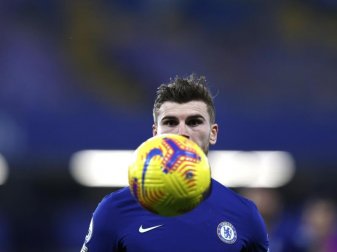 Hat seine Torflaute beendet: Chelseas Timo Werner. Foto: Adrian Dennis/Pool AFP/AP/dpa Hat seine Torflaute beendet: Chelseas Timo Werner. Foto: Adrian Dennis/Pool AFP/AP/dpa