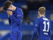 Kai Havertz (l) und Timo Werner konnten beim FC Chelsea noch nicht komplett überzeugen. Foto: Toby Melville/Pool Reuters/AP/dpa