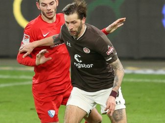 Guido Burgstaller erzielt den Siegtreffer für St. Pauli Guido Burgstaller erzielt den Siegtreffer für St. Pauli