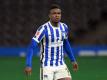 Hertha kann wieder auf Jhon Cordoba im Sturm setzen. Foto: Soeren Stache/dpa-Zentralbild/ZB