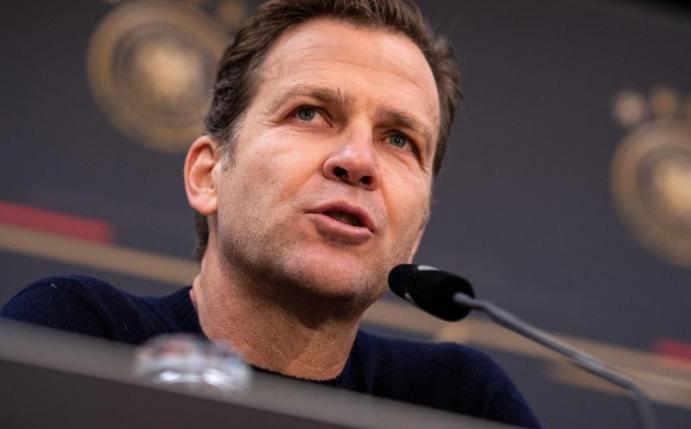 Oliver Bierhoff hat den deutschen Profi-Fußall in Schutz genommen. Foto: Marius Becker/dpa