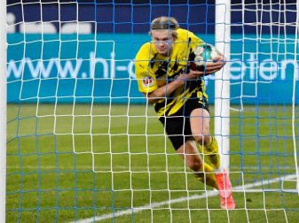 Beim BVB überzeugt Erling Haaland mit Leistung und Toren. Foto: Martin Meissner/Pool AP/dpa Beim BVB überzeugt Erling Haaland mit Leistung und Toren. Foto: Martin Meissner/Pool AP/dpa