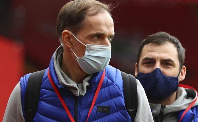 Hat mit dem FC Chelsea ein hartes Premier-League-Programm vor sich: Trainer Thomas Tuchel. Foto: Michael Steele/Pool Getty/AP/dpa