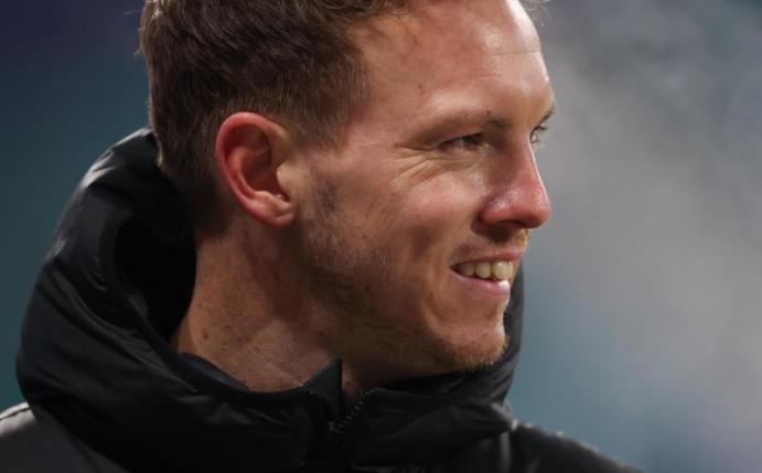 Leipzigs Trainer Julian Nagelsmann trifft mit seinem Team auf Borussia Mönchengladbach. Foto: Jan Woitas/dpa-Zentralbild/dpa