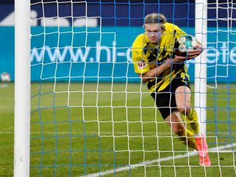 Spielt beim BVB eine überragende Saison: Torjäger Erling Haaland. Foto: Martin Meissner/Pool AP/dpa