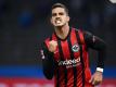 In Bremen wieder für Eintracht Frankfurt dabei: André Silva.. Foto: Soeren Stache/dpa-Zentralbild/dpa