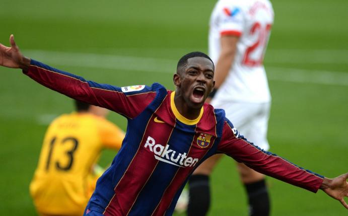 Ousmane Dembele und Barcelona bezwingen Sevilla 2:0
