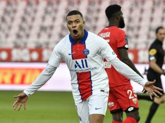 Kylian Mbappe trifft gegen Schlusslicht Dijon doppelt Kylian Mbappe trifft gegen Schlusslicht Dijon doppelt