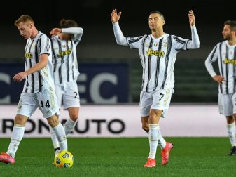 Trotz Tor von Ronaldo spielt Juventus nur 1:1 Trotz Tor von Ronaldo spielt Juventus nur 1:1