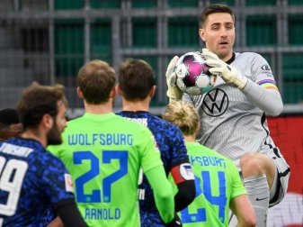 Hielt auch gegen Hertha sein Tor sauber: Wolfsburg-Keeper Koen Casteels. Foto: Swen Pförtner/dpa Hielt auch gegen Hertha sein Tor sauber: Wolfsburg-Keeper Koen Casteels. Foto: Swen Pförtner/dpa