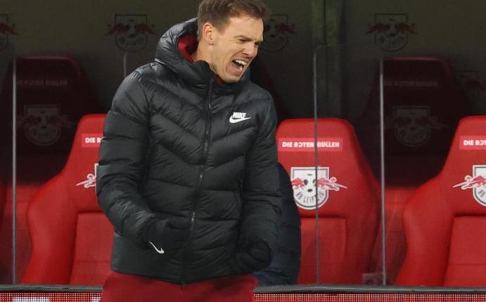 Konnte sich gegen Gladbach über einen Sieg freuen: Leipzig-Coach Julian Nagelsmann. Foto: Jan Woitas/dpa-Zentralbild/dpa