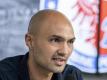 Turbine Potsdams Cheftrainer: Sofian Chahed. Foto: Fabian Sommer/dpa