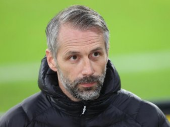 Trifft mit Gladbach auf seinen künftigen Arbeitgeber: Borussia-Coach Marco Rose. Foto: Jan Woitas/dpa-Zentralbild/dpa