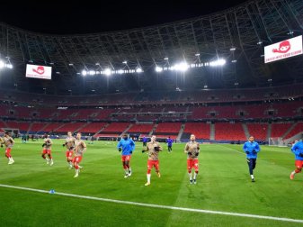 Auch das Rückspiel zwischen dem FC Liverpool und RB Leipzig könnte in Budapest stattfinden. Foto: Marton Monus/dpa Auch das Rückspiel zwischen dem FC Liverpool und RB Leipzig könnte in Budapest stattfinden. Foto: Marton Monus/dpa