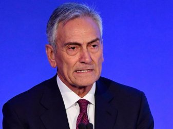 Hält aus objektiven Gründen eine Austragung des Serie-A-Spiels FC Turin bei Lazio Rom für nicht möglich: Gabriele Gravina. Foto: Ettore Ferrari/ANSA/AP/dpa Hält aus objektiven Gründen eine Austragung des Serie-A-Spiels FC Turin bei Lazio Rom für nicht möglich: Gabriele Gravina. Foto: Ettore Ferrari/ANSA/AP/dpa