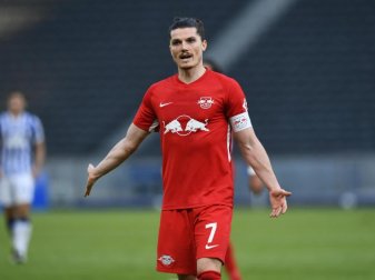 Will mit Leipzig den Meistertitel: RB-Kapitän Marcel Sabitzer. Foto: Annegret Hilse/Pool via REUTERS/dpa Will mit Leipzig den Meistertitel: RB-Kapitän Marcel Sabitzer. Foto: Annegret Hilse/Pool via REUTERS/dpa