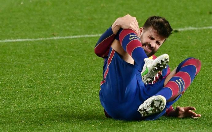 Gerard Pique verletzte sich im Pokalspiel gegen Sevilla