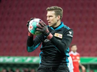 Torhüter Andreas Luthe kehrt gegen Arminia Bielefeld ins Unioner Tor zurück. Foto: Matthias Balk/dpa Torhüter Andreas Luthe kehrt gegen Arminia Bielefeld ins Unioner Tor zurück. Foto: Matthias Balk/dpa