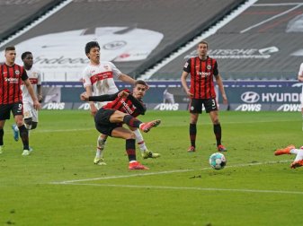 Eintracht Frankfurt spielte gegen den VfB Stuttgart nur 1:1. Foto: Thomas Frey/dpa Eintracht Frankfurt spielte gegen den VfB Stuttgart nur 1:1. Foto: Thomas Frey/dpa