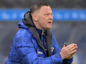 Pal Dardai feierte mit Hertha BSC einen Heimsieg. Foto: Soeren Stache/dpa-Zentralbild POOL/dpa Pal Dardai feierte mit Hertha BSC einen Heimsieg. Foto: Soeren Stache/dpa-Zentralbild POOL/dpa