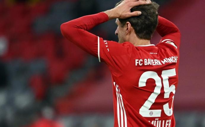 Immer für einen Spruch gut: Bayern-Star Thomas Müller. Foto: Sven Hoppe/dpa-POOL/dpa