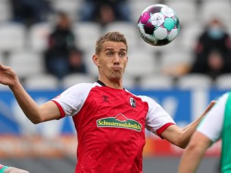 Schwitzt ohne Zuschauer weniger: Der Freiburger Nils Petersen. Foto: Tom Weller/dpa Schwitzt ohne Zuschauer weniger: Der Freiburger Nils Petersen. Foto: Tom Weller/dpa