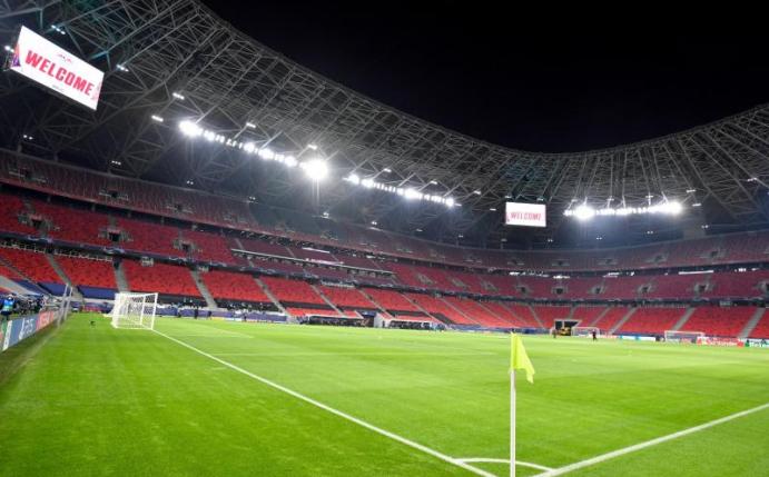Die Spiele zwischen RB Leipzig und dem FC Liverpool fanden und finden in Budapest statt. Foto: Marton Monus/dpa