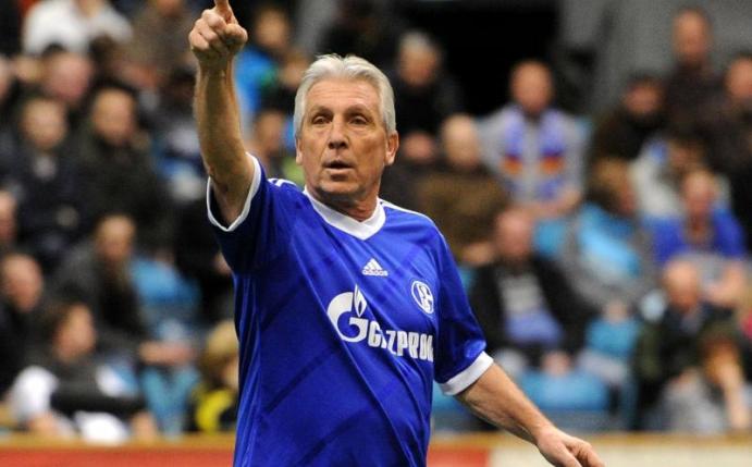 Erzielte insgesamt 268 Bundesliga-Treffer: Klaus Fischer. Foto: Thomas Eisenhuth/dpa-Zentralbild/dpa