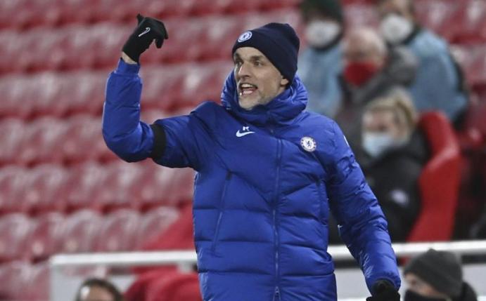 Thomas Tuchel kritisierte Timo Werner. Foto: Laurence Griffiths/Pool Getty/AP/dpa