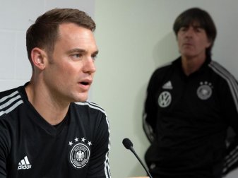 Torhüter Manuel Neuer möchte Bundestrainer Joachim Löw bei der EM möglichst erfolgreich verabschieden. Foto: Federico Gambarini/dpa Torhüter Manuel Neuer möchte Bundestrainer Joachim Löw bei der EM möglichst erfolgreich verabschieden. Foto: Federico Gambarini/dpa