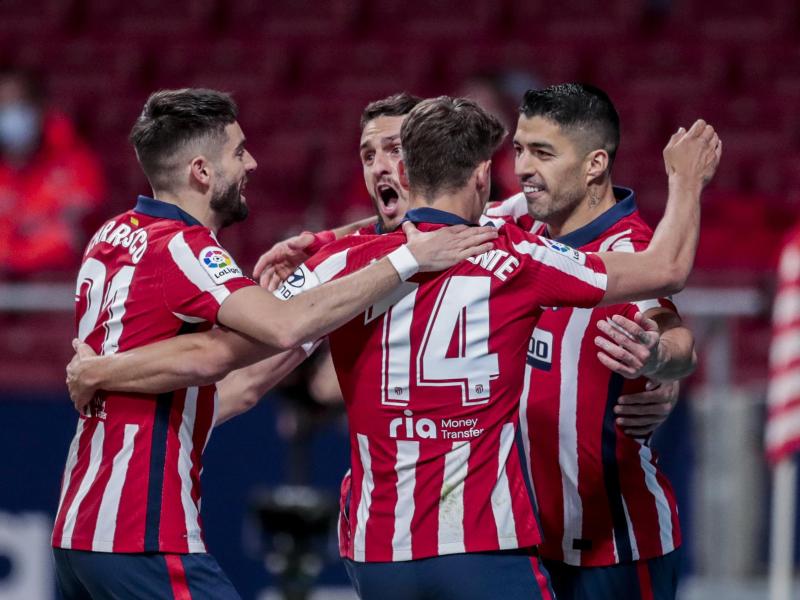 Atlético Madrid baute mit einem Sieg über Bilbao die Führung in der Primera Division weiter aus. Foto: Bernat Armangue/AP/dpa