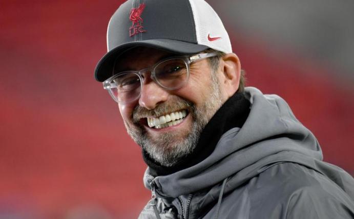 Hat nach dem Spiel gegen Leipzig allen Grund zur Freude: Liverpools Trainer Jürgen Klopp. Foto: Marton Monus/dpa