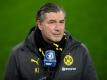 Michael Zorc mahnt zur vollen Konzentration auf die Bundesliga. Foto: Frederic Scheidemann/Getty Images Europe/Pool/dpa