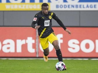 Youssoufa Moukoko steht offenbar vor einer Nominierung für die U21-EM in Ungarn und Slowenien. Foto: Tom Weller/dpa Youssoufa Moukoko steht offenbar vor einer Nominierung für die U21-EM in Ungarn und Slowenien. Foto: Tom Weller/dpa
