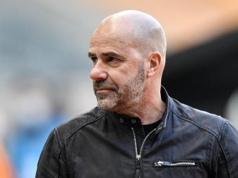 Leverkusens Trainer Peter Bosz. Foto: Martin Meissner/Pool AP/dpa Leverkusens Trainer Peter Bosz. Foto: Martin Meissner/Pool AP/dpa